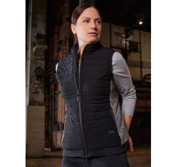 Ladies' Padded Hybrid Vest