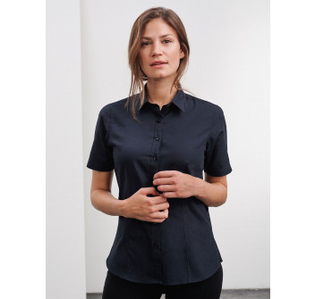 Ladies' Shirt Short sleeve Poplin Gheddi
