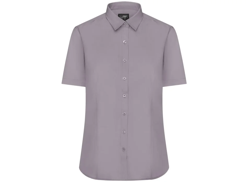 Ladies' Shirt Short sleeve Poplin Gheddi