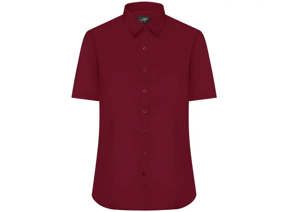 Ladies' Shirt Short sleeve Poplin Gheddi