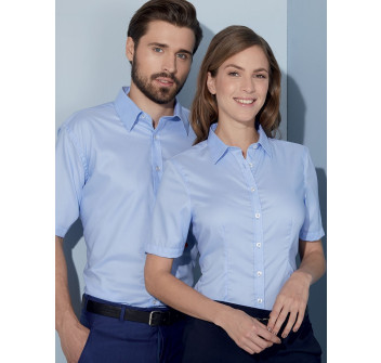 Ladies' Shirt Shortsleeve Micro-Twill Gheddi