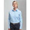 Ladies' Stretch Fit Cotton Poplin Long Sleeve Shirt