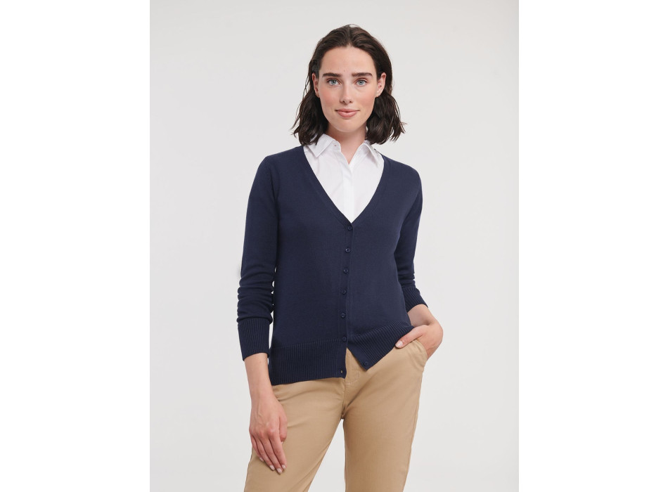 Ladies' V-Neck Knitted Cardigan Gheddi