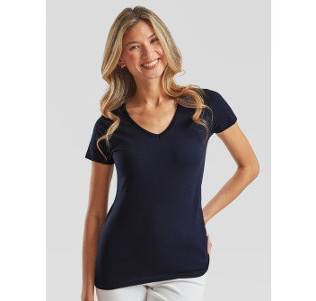 Ladies Valueweight V-Neck T Gheddi