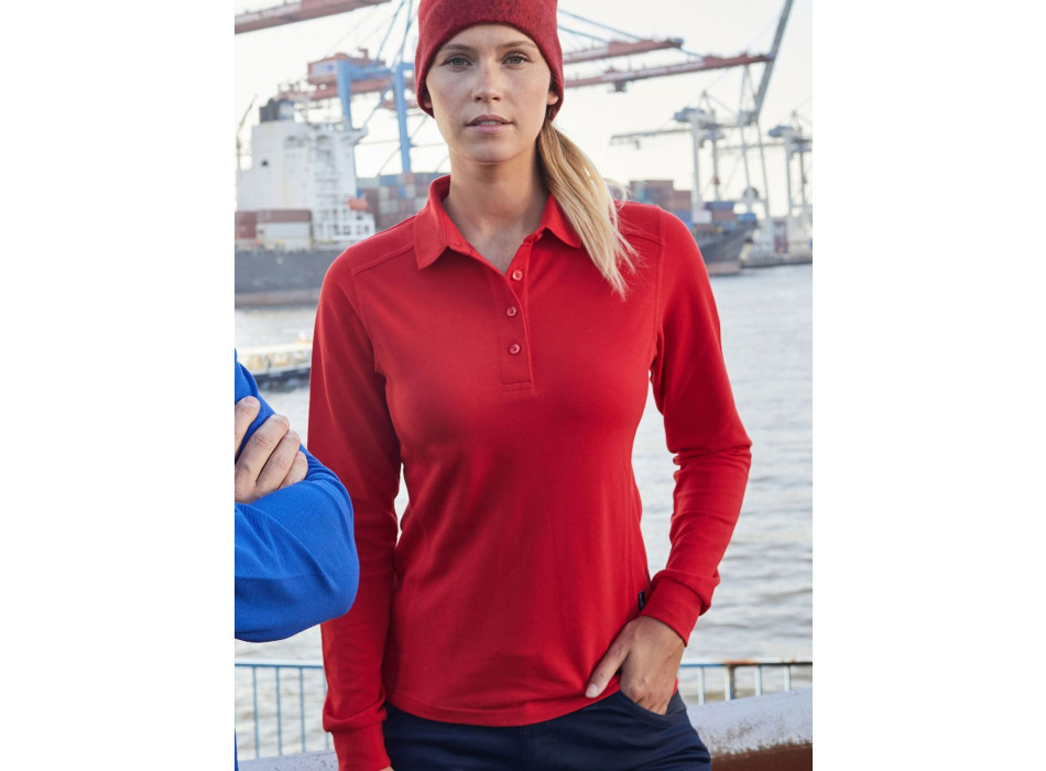 Ladies' Workwear-Longsleeve Polo Gheddi