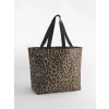 Leopard Print Carryall Tote Bag Gheddi