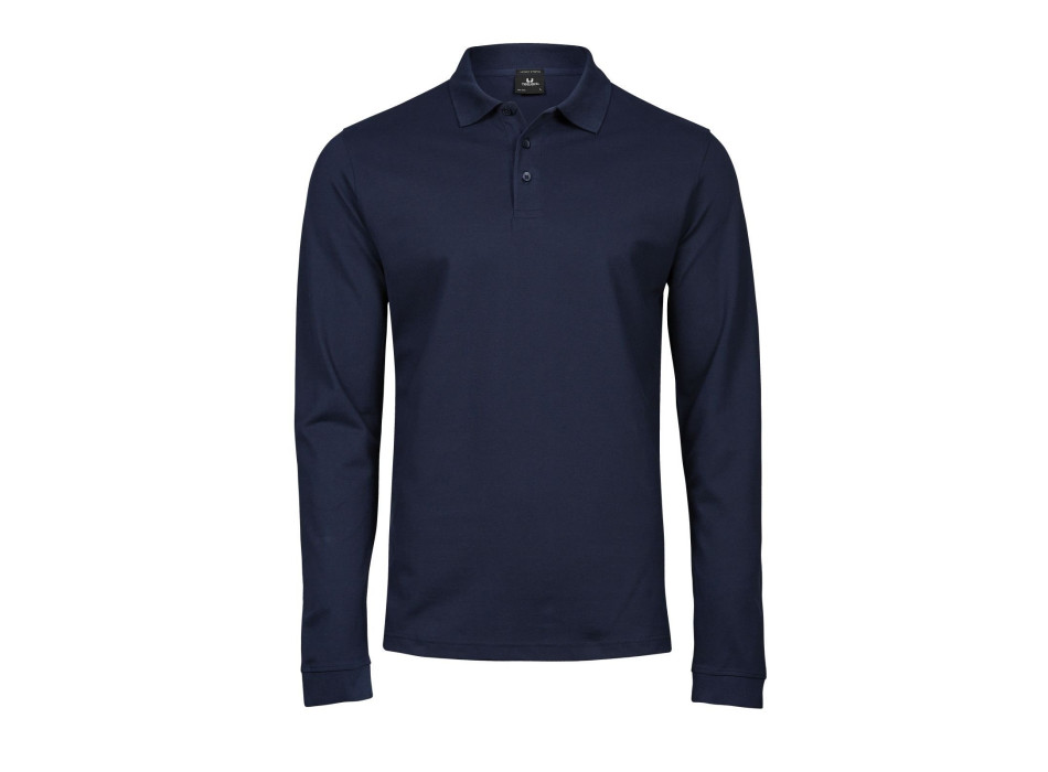 Luxury Stretch Long Sleeve Polo Gheddi
