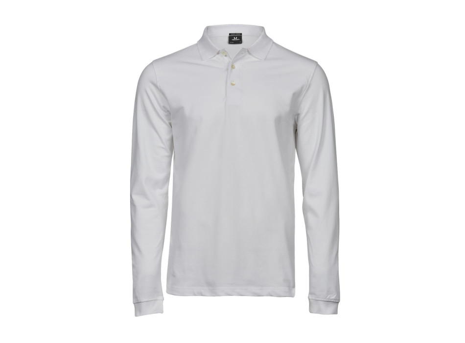 Luxury Stretch Long Sleeve Polo Gheddi