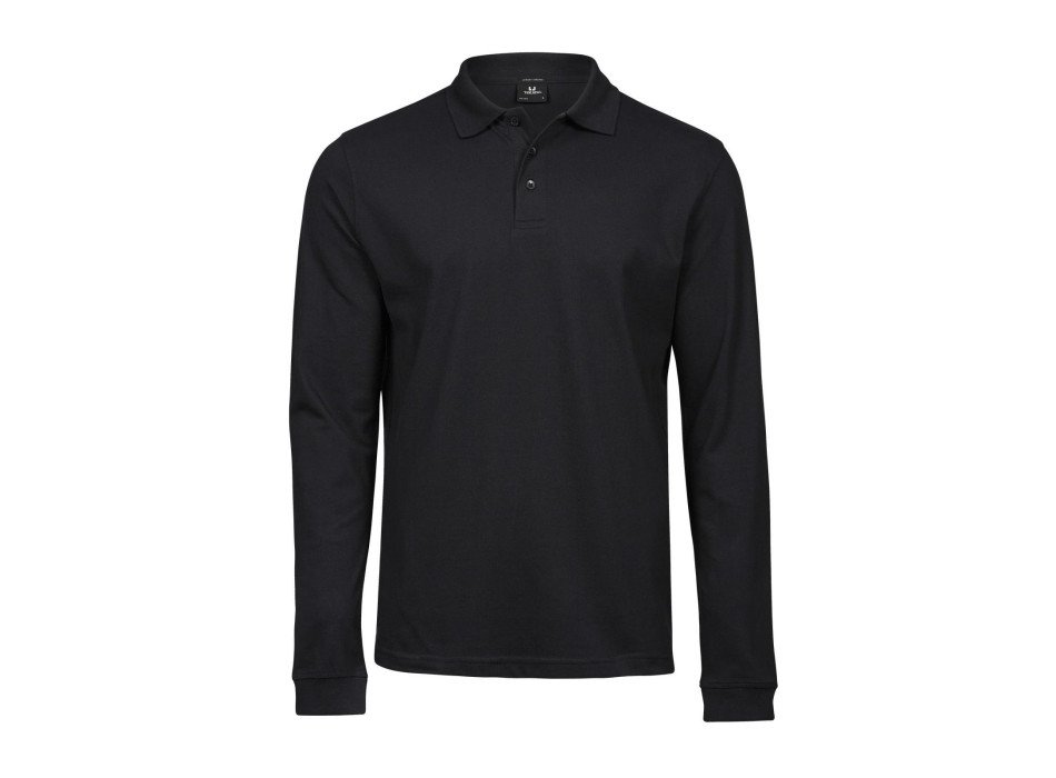 Luxury Stretch Long Sleeve Polo Gheddi