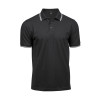 Luxury Stripe Stretch Polo Gheddi