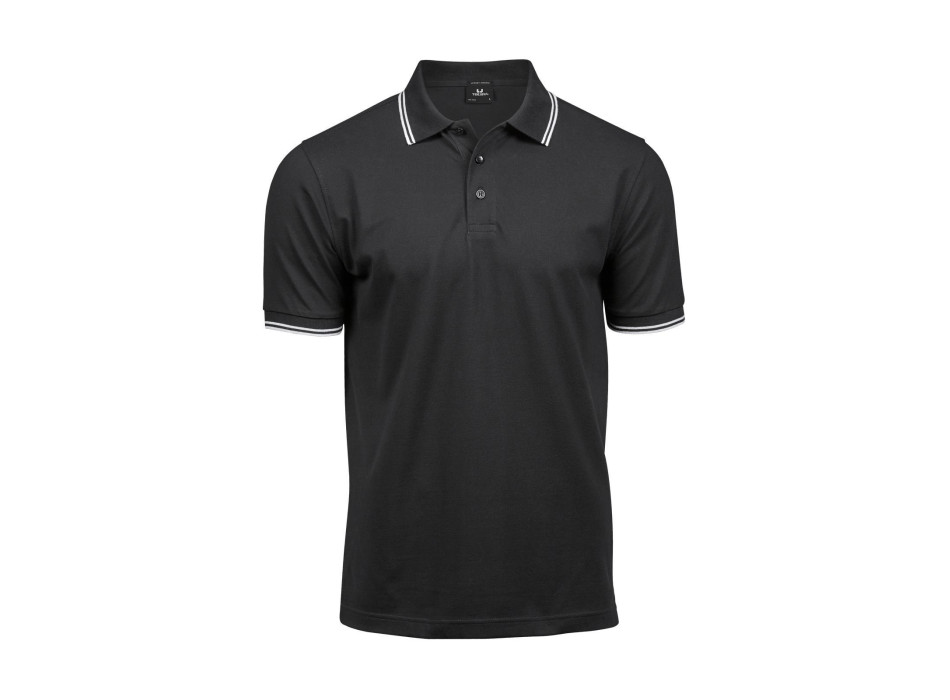 Luxury Stripe Stretch Polo Gheddi