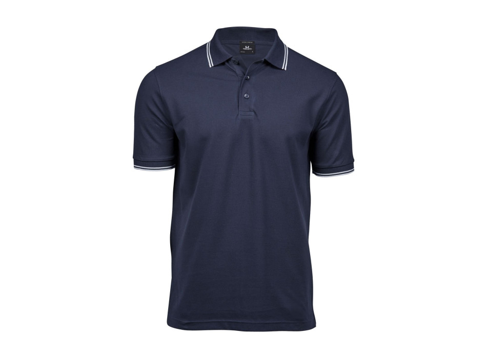 Luxury Stripe Stretch Polo Gheddi