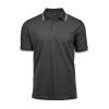 Luxury Stripe Stretch Polo Gheddi