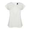 Ladies' Pleat Front S/S Blouse