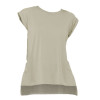 Women's Flowy Muscle Tee with Rolled Cuff