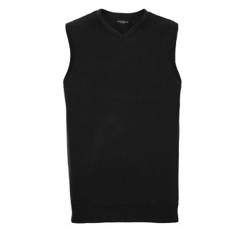 Adults' V-Neck Sleeveless Knitted Pullover