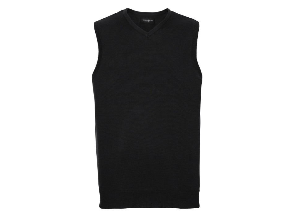 Adults' V-Neck Sleeveless Knitted Pullover