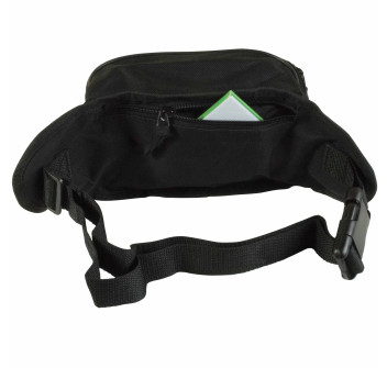 Marsupio in poliestere 600D con 5 tasche e cintura regolabile con chiusura a clip Gheddi