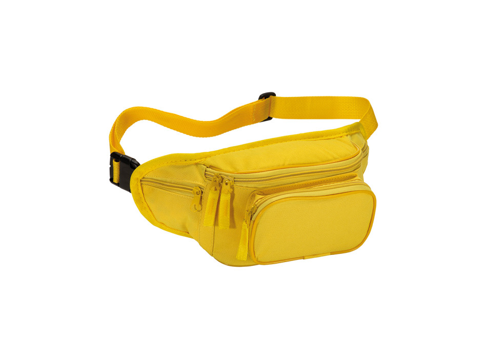 Marsupio in poliestere 600D con 5 tasche e cintura regolabile con chiusura a clip Gheddi