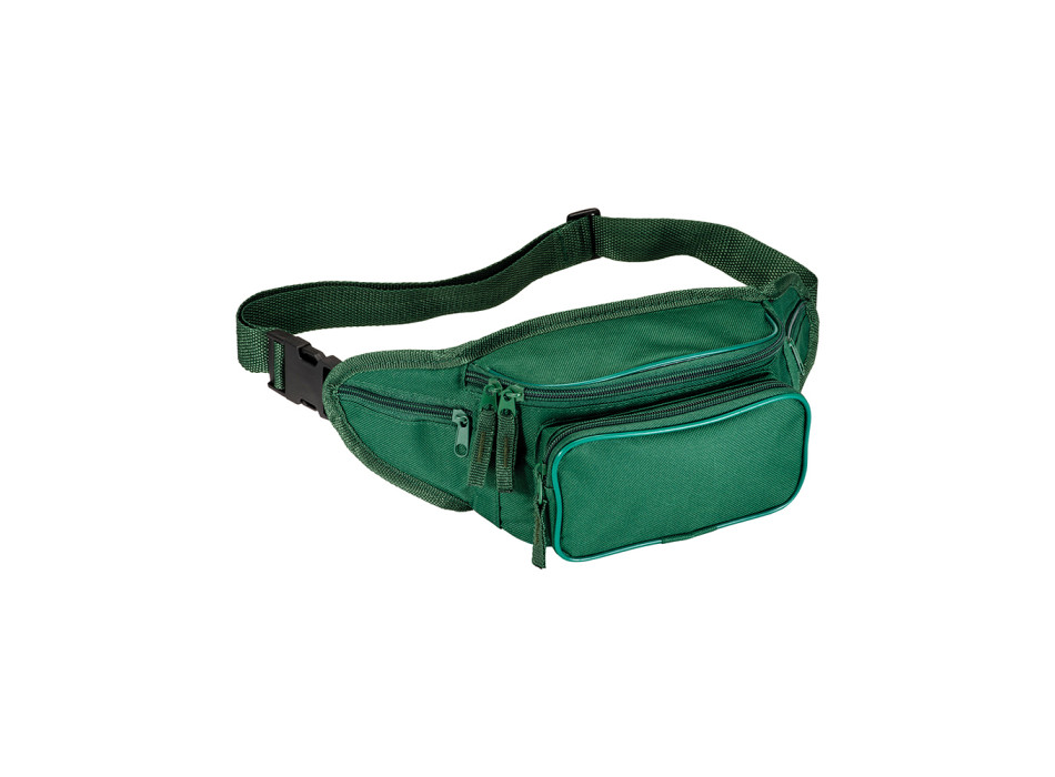 Marsupio in poliestere 600D con 5 tasche e cintura regolabile con chiusura a clip Gheddi