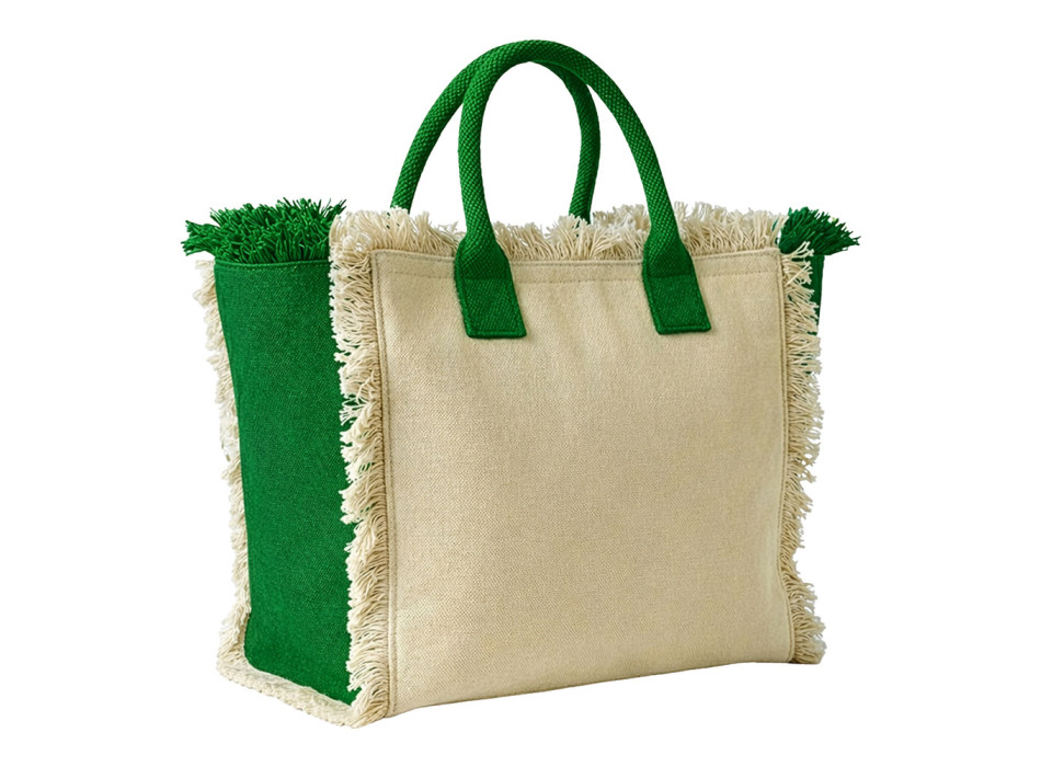 Maxi borsa in cotone da 450 g/m2. Dotata di chiusura a zip e tasca interna Gheddi