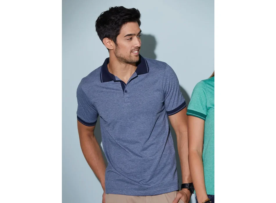 Men's Heather Polo Gheddi