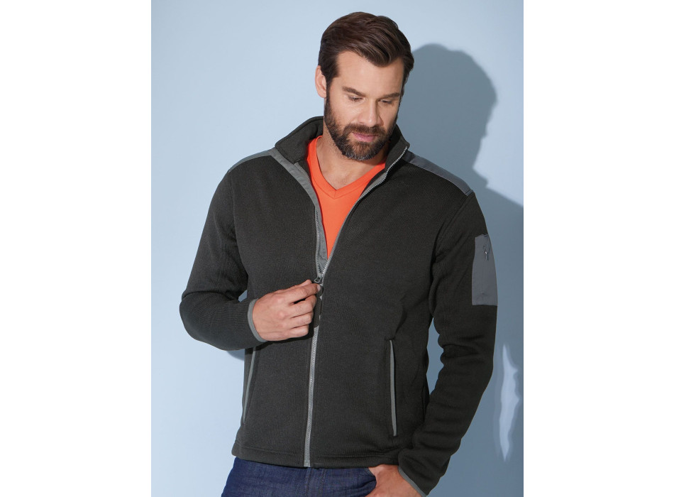 Men's Knitted Fleece Jacket