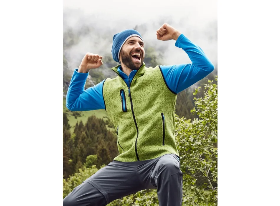 Men's Knitted Fleece Vest Gheddi