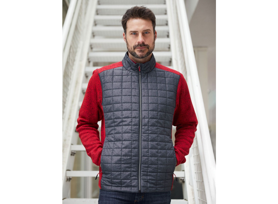 Men's Knitted Hybrid Jacket