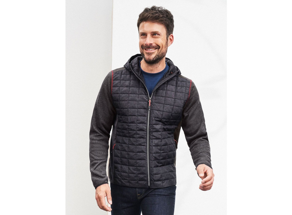 Men's Knitted Hybrid Jacket