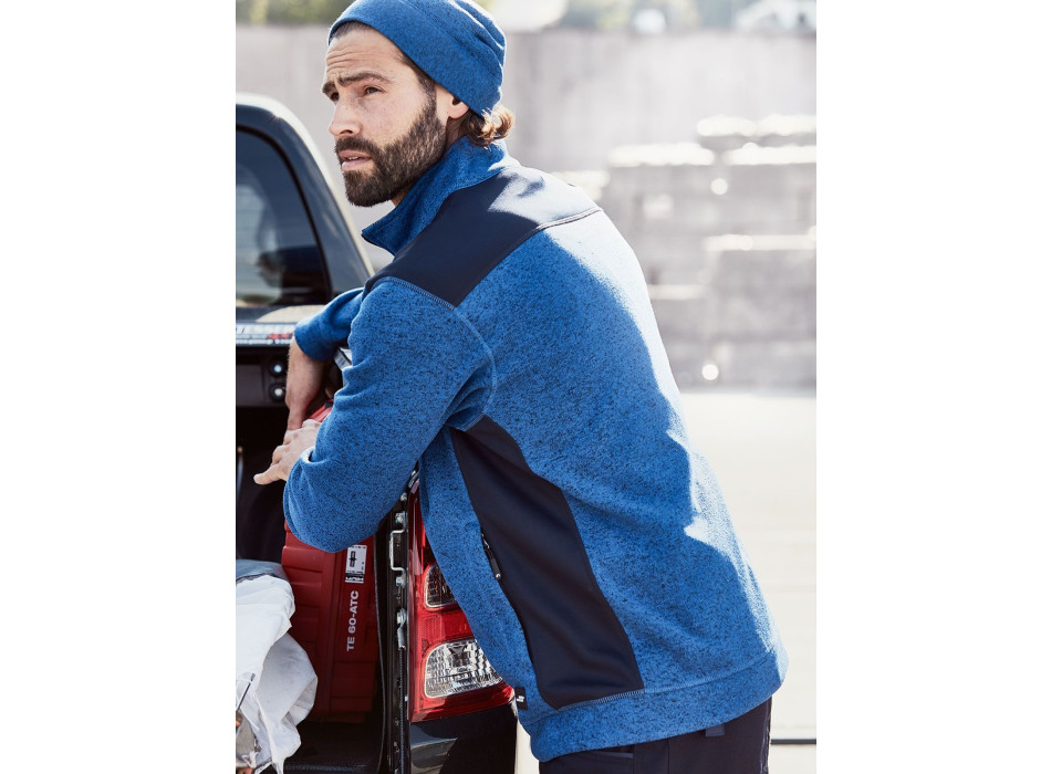 Men's Knitted Workwear Fleece Jacket - Strong Gheddi