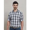 Men's Long Sleeve 'Ginmill' Check Shirt Gheddi