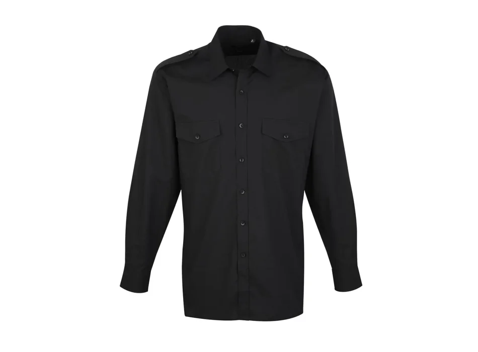 Men's Long Sleeve Pilot Shirt Gheddi
