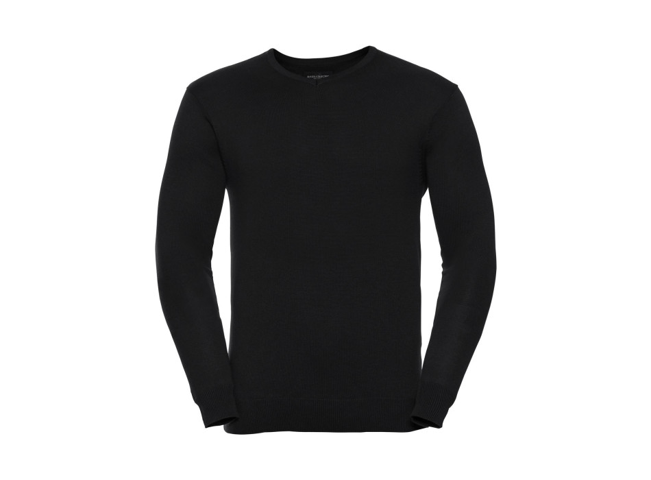 Men's V-Neck Knitted Pullover Gheddi