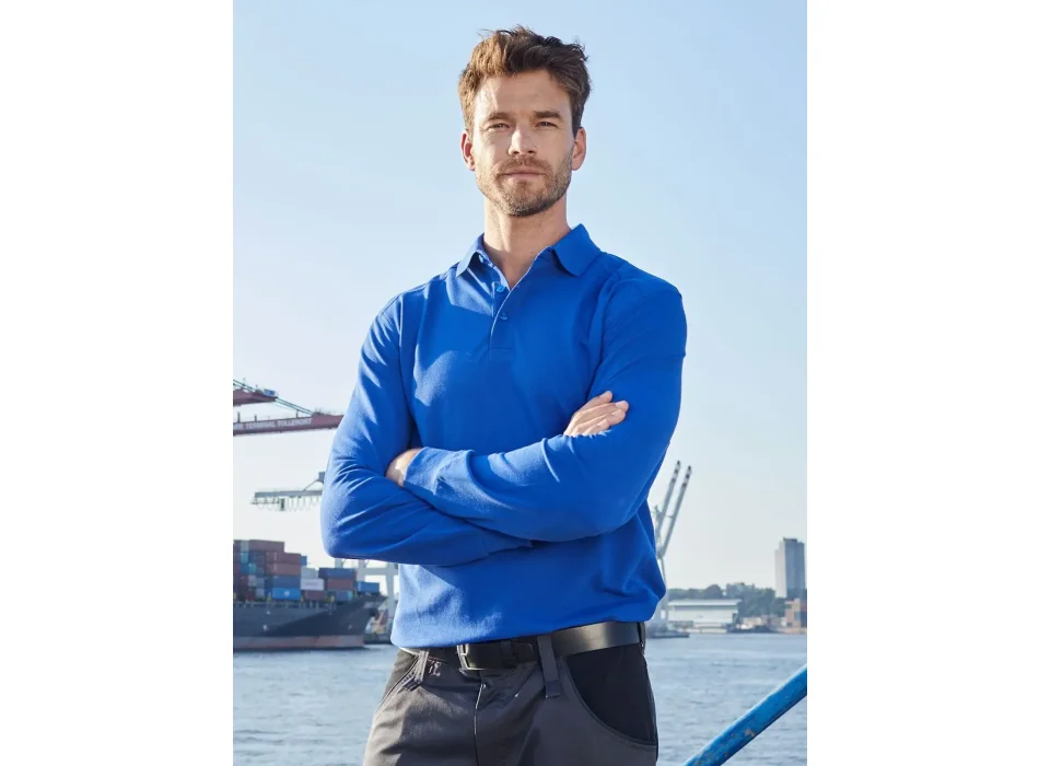 Men's Workwear-Longsleeve Polo Gheddi