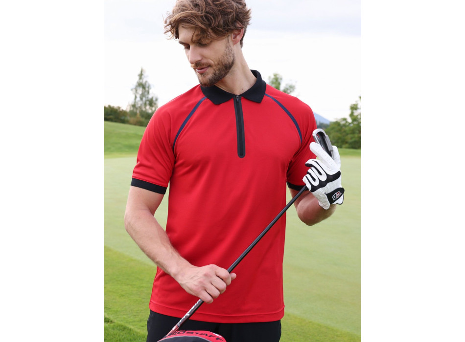 Men's Zip-Polo Gheddi