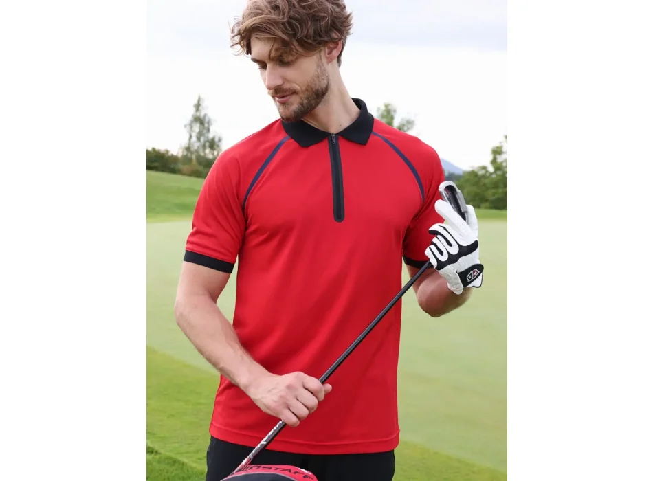 Men's Zip-Polo Gheddi