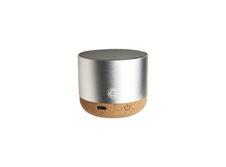 Mini altoparlante Bluetooth con base in sughero