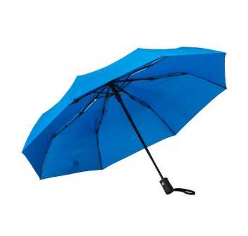 Mini ombrello apri-chiudi a pulsante in polyester seta, inserito in guaina