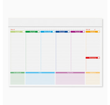 MINI PLANNING MULTICOLOR