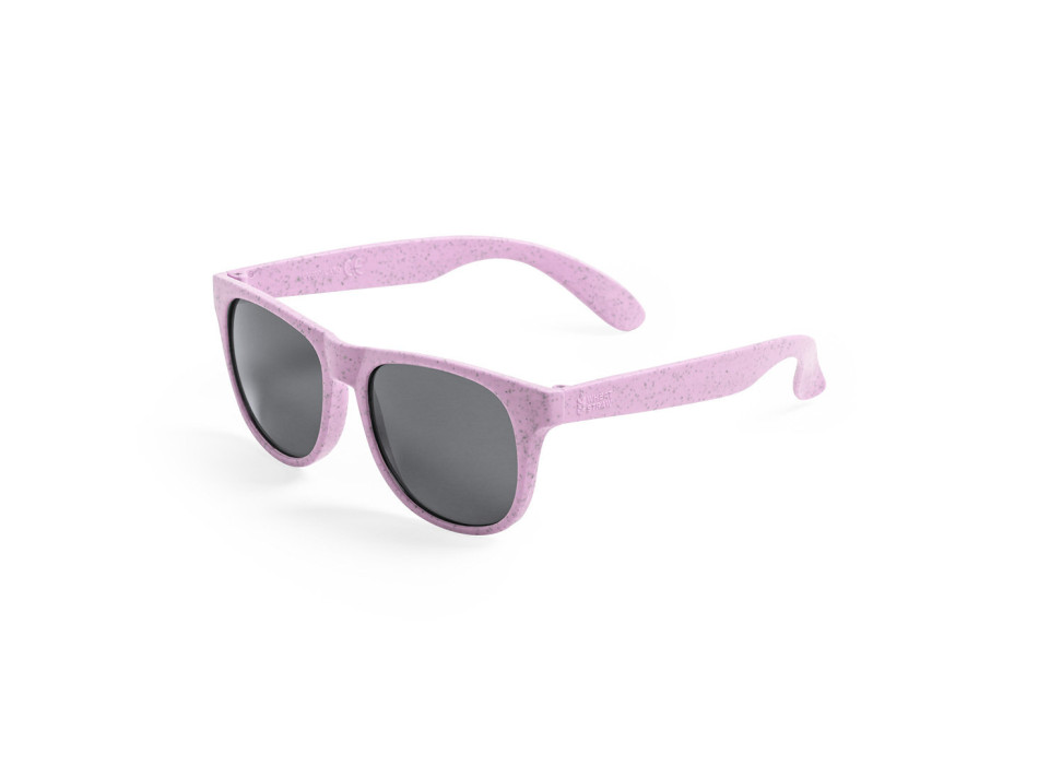 Mirfat Occhiali Da Sole Sostenibili In Canna Di Grano - Unisex, Lenti Nere UV400 - Leggeri Ed Ecologici