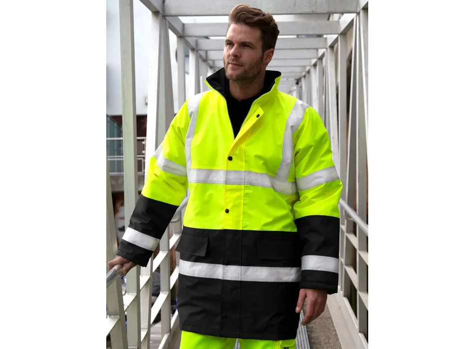 Motorway 2-Tone Safety Coat Gheddi