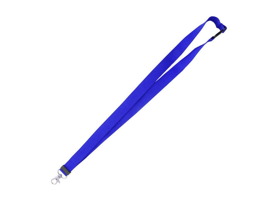 Nastro da collo con sgancio di sicurezza e moschettone