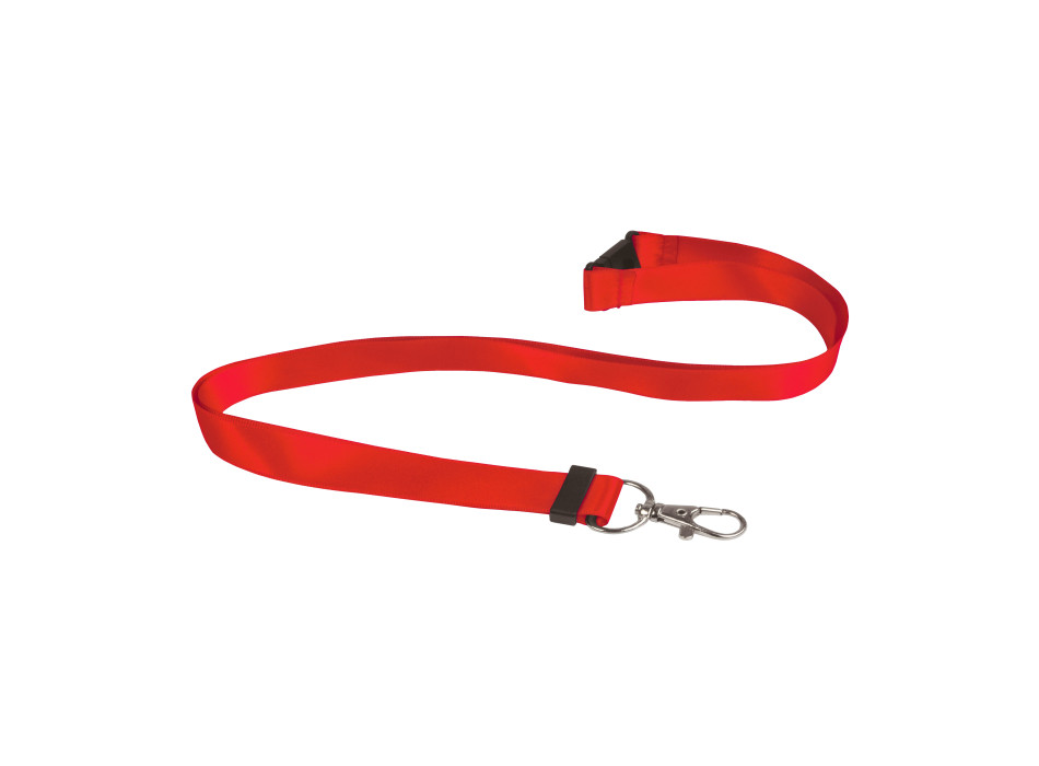 Nastro da collo con sgancio di sicurezza e moschettone