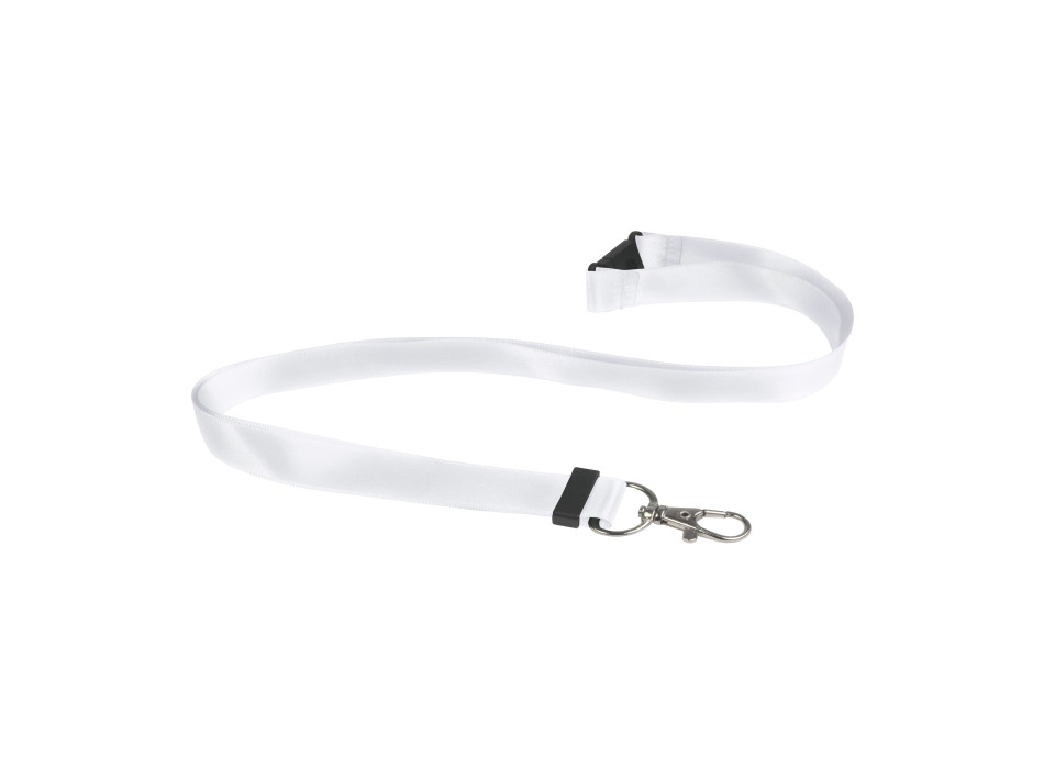 Nastro da collo con sgancio di sicurezza e moschettone