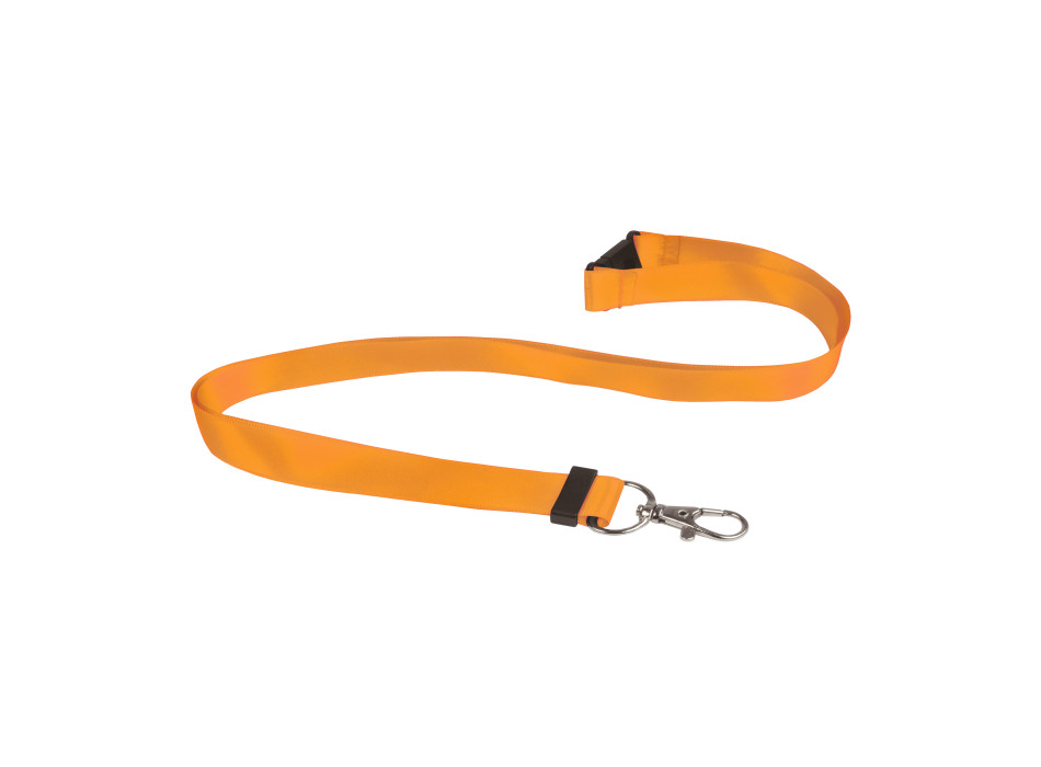 Nastro da collo con sgancio di sicurezza e moschettone