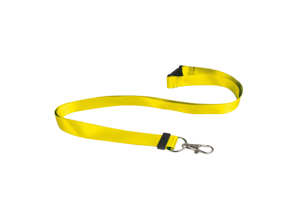 Nastro da collo con sgancio di sicurezza e moschettone