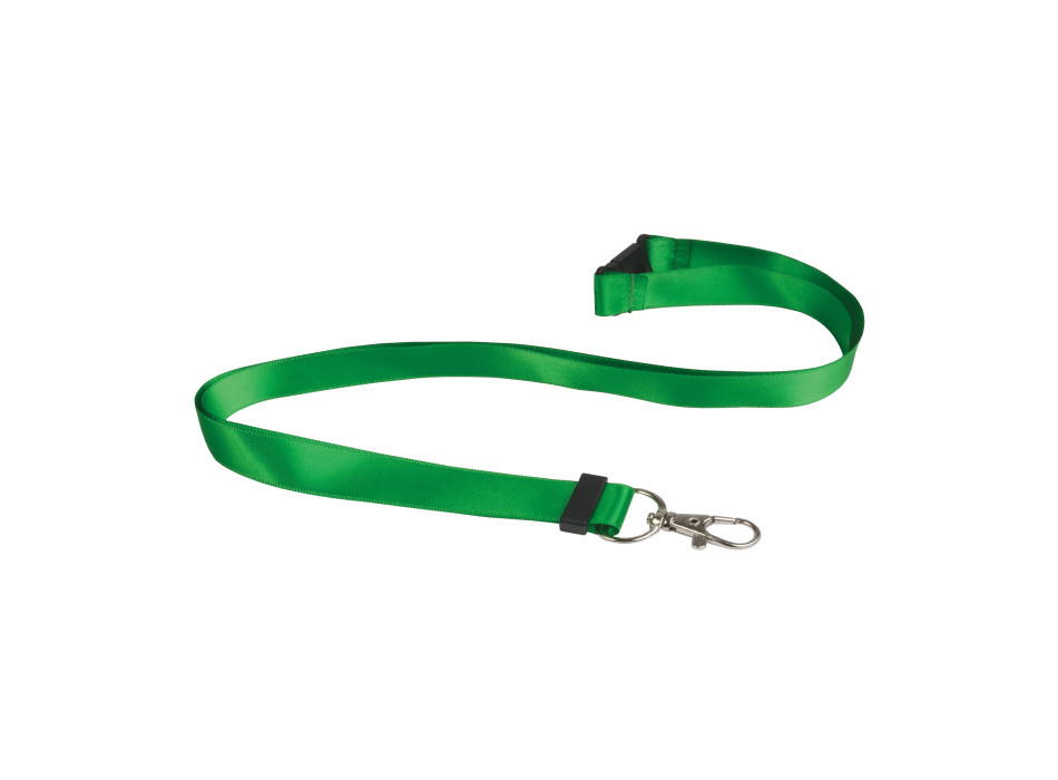 Nastro da collo con sgancio di sicurezza e moschettone