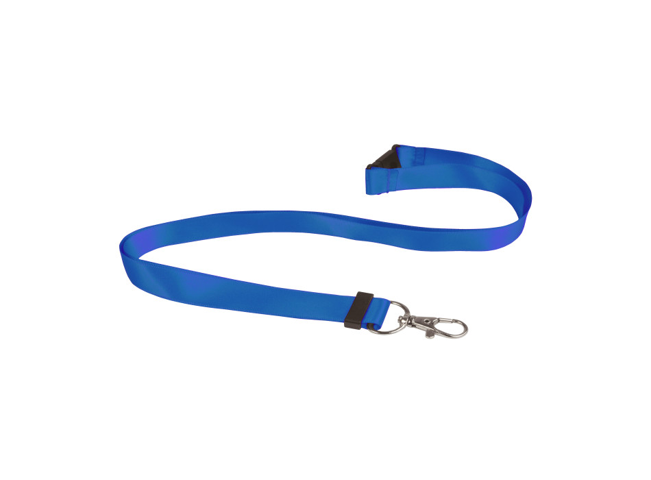 Nastro da collo con sgancio di sicurezza e moschettone