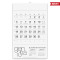 Calendario Olandese White 2026
